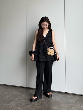 「prose verse（プロズヴェール）のアイテム」を使った、まりんさん（骨格ウェーブ・レディース・148cm）の夏コーディネート