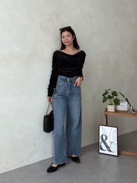 「prose verse（プロズヴェール）のアイテム」を使った、まりんさん（レディース・148cm）の秋コーディネート