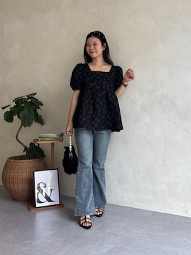 「prose verse（プロズヴェール）のアイテム」を使った、まりんさん（レディース・148cm）の夏コーディネート