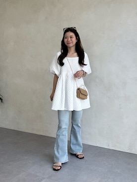 「prose verse（プロズヴェール）のアイテム」を使った、まりんさん（レディース・148cm）の春コーディネート