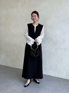 「prose verse（プロズヴェール）のアイテム」を使った、まりんさん（レディース・148cm）の春コーディネート