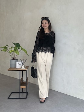 「prose verse（プロズヴェール）のアイテム」を使った、まりんさん（レディース・148cm）の春コーディネート