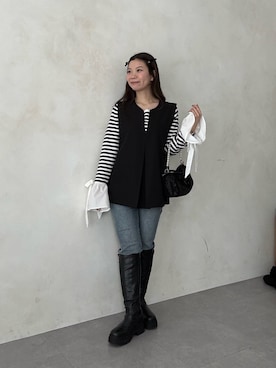まりんさん（レディース・148cm）の冬コーディネート