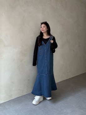 「prose verse（プロズヴェール）のアイテム（ワンピース/ドレス）」を使った、まりんさん（レディース・148cm）の夏コーディネート