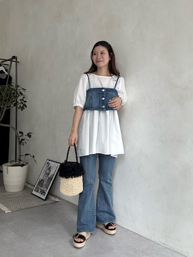 「prose verse（プロズヴェール）のアイテム」を使った、まりんさん（レディース・148cm）の春コーディネート