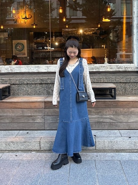 「prose verse（プロズヴェール）のアイテム（ワンピース/ドレス）」を使った、まりんさん（レディース・148cm）の夏コーディネート
