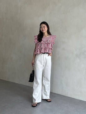 「prose verse（プロズヴェール）のアイテム」を使った、まりんさん（レディース・148cm）の春コーディネート