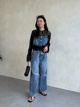 「prose verse（プロズヴェール）のアイテム」を使った、まりんさん（レディース・148cm）の春コーディネート