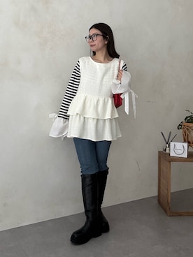 まりんさん（レディース・148cm）の冬コーディネート