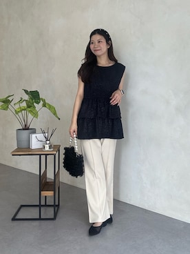 「prose verse（プロズヴェール）のアイテム」を使った、まりんさん（レディース・148cm）の春コーディネート