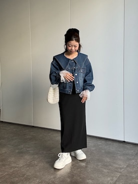 「prose verse（プロズヴェール）のアイテム」を使った、まりんさん（骨格ウェーブ・レディース・148cm）の夏コーディネート