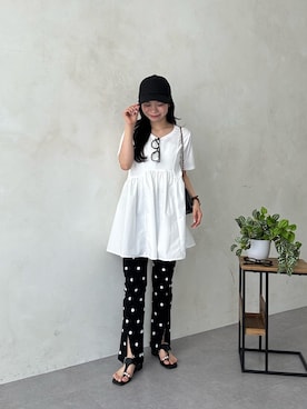 「prose verse（プロズヴェール）のアイテム」を使った、まりんさん（レディース・148cm）の夏コーディネート