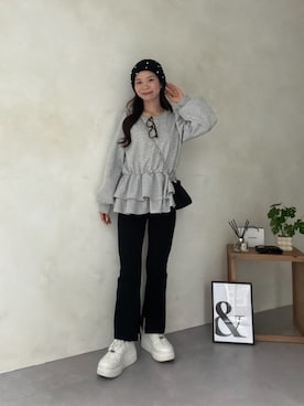 「prose verse（プロズヴェール）のアイテム」を使った、まりんさん（レディース・148cm）の秋コーディネート