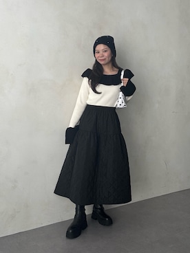 「prose verse（プロズヴェール）のアイテム（帽子）」を使った、まりんさん（レディース・148cm）の秋コーディネート