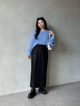 「アイテム（ハンドバッグ）」を使った、まりんさん（レディース・148cm）の秋コーディネート