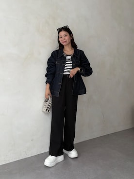 「prose verse（プロズヴェール）のアイテム」を使った、まりんさん（レディース・148cm）の秋コーディネート