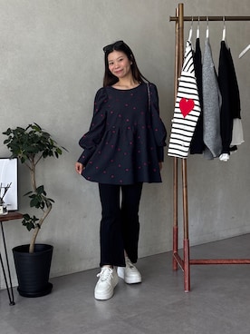 「prose verse（プロズヴェール）のアイテム」を使った、まりんさん（レディース・148cm）の夏コーディネート