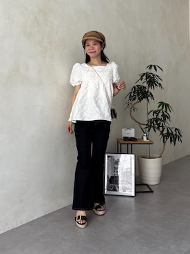 「prose verse（プロズヴェール）のアイテム」を使った、まりんさん（レディース・148cm）の夏コーディネート