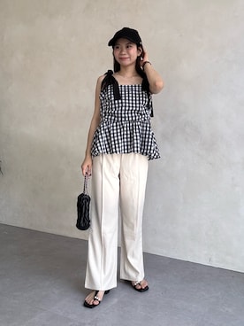 「prose verse（プロズヴェール）のアイテム」を使った、まりんさん（レディース・148cm）の春コーディネート