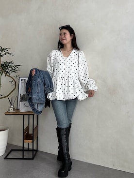 まりんさん（レディース・148cm）の冬コーディネート