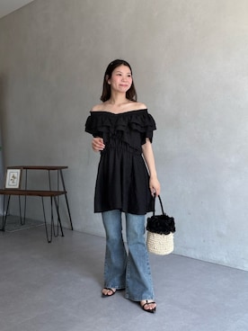 「prose verse（プロズヴェール）のアイテム」を使った、まりんさん（レディース・148cm）の夏コーディネート