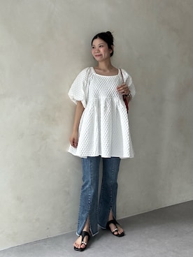 「prose verse（プロズヴェール）のアイテム」を使った、まりんさん（レディース・148cm）の春コーディネート