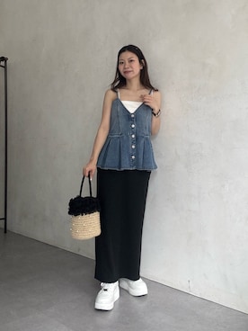 「prose verse（プロズヴェール）のアイテム」を使った、まりんさん（レディース・148cm）の春コーディネート