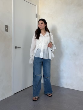 「prose verse（プロズヴェール）のアイテム」を使った、まりんさん（レディース・148cm）の春コーディネート