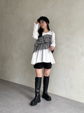 まりんさん（レディース・148cm）の冬コーディネート