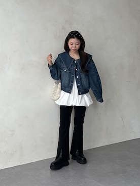 「prose verse（プロズヴェール）のアイテム」を使った、まりんさん（骨格ウェーブ・レディース・148cm）の夏コーディネート