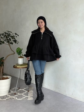 「prose verse（プロズヴェール）のアイテム」を使った、まりんさん（レディース・148cm）の秋コーディネート