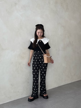 「prose verse（プロズヴェール）のアイテム」を使った、まりんさん（骨格ウェーブ・レディース・148cm）の夏コーディネート