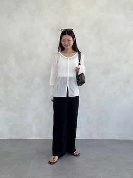 「prose verse（プロズヴェール）のアイテム」を使った、まりんさん（レディース・148cm）の春コーディネート