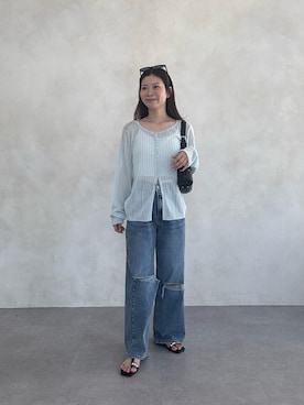 「prose verse（プロズヴェール）のアイテム」を使った、まりんさん（レディース・148cm）の春コーディネート