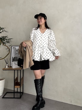 まりんさん（レディース・148cm）の冬コーディネート