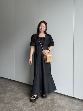 「prose verse（プロズヴェール）のアイテム（ワンピース/ドレス）」を使った、まりんさん（レディース・148cm）の春コーディネート