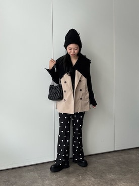 「アイテム（ベスト）」を使った、まりんさん（レディース・148cm）の夏コーディネート