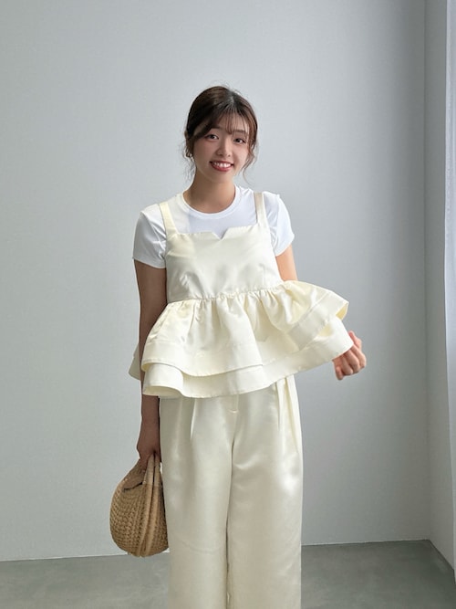 美品フランチェスコチミーノ サイズ39 2点セット サテンビスチェ（キャミソール）｜MERAKI（メラキ）の