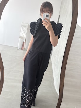 「大人可愛い女子」｜misuzuさん（レディース・165cm）の夏コーディネート