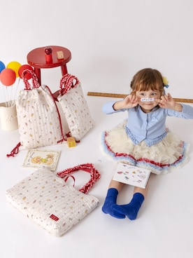 「アイテム（バックパック/リュック）」を使った、panpantutu盛岡店さん（キッズ・100cm）の秋コーディネート