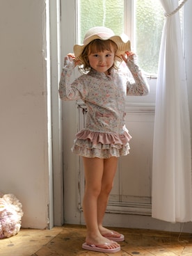 「panpantutu（パンパンチュチュ）のアイテム」を使った、panpantutu盛岡店さん（キッズ・100cm）の春コーディネート