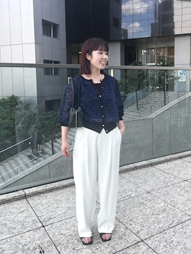 「綺麗めコーデ」｜MEIさん（レディース・154cm）の夏コーディネート