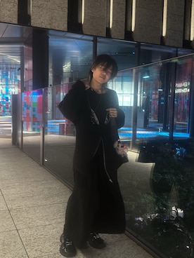 「HARE（ハレ）のアイテム（スラックス）」を使った、yuua.timeさん（メンズ・172cm）の秋コーディネート