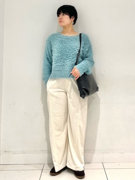 「トレンド秋素材コーデ」｜aikaさん（レディース・162cm）の秋コーディネート