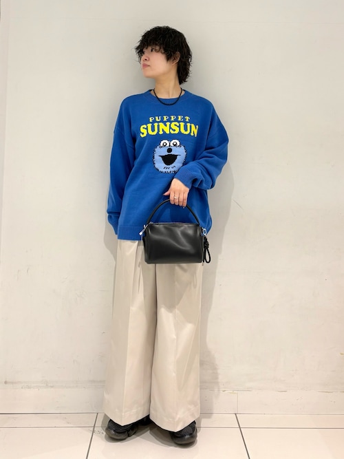 ユニセックス』『別注』SUNSUN×SENSE OF PLACE ジャガードニット