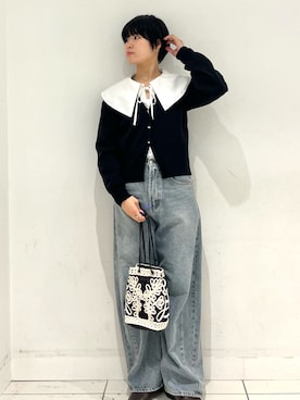 「SENSE OF PLACE by URBAN RESEARCH（センスオブプレイスバイアーバンリサーチ）のアイテム（シャツ/ブラウス）」を使った、aikaさん（レディース・162cm）の秋コーディネート