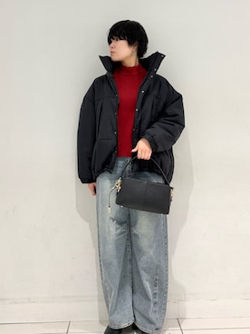 「アイテム（ブーツ）」を使った、aikaさん（レディース・162cm）の秋コーディネート