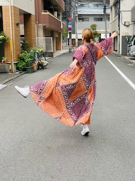 「sara mallika（サラ マリカ）のアイテム」を使った、NTMIMIさん（骨格ストレート・レディース・160cm）の夏コーディネート