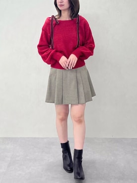 「31 Sons de mode（トランテアン　ソン　ドゥ　モード）のアイテム」を使った、31Sonsdemode ECさん（レディース・157cm）の冬コーディネート