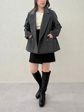 「アイテム（チェスターコート）」を使った、31Sonsdemode ECさん（レディース・150cm）の秋コーディネート